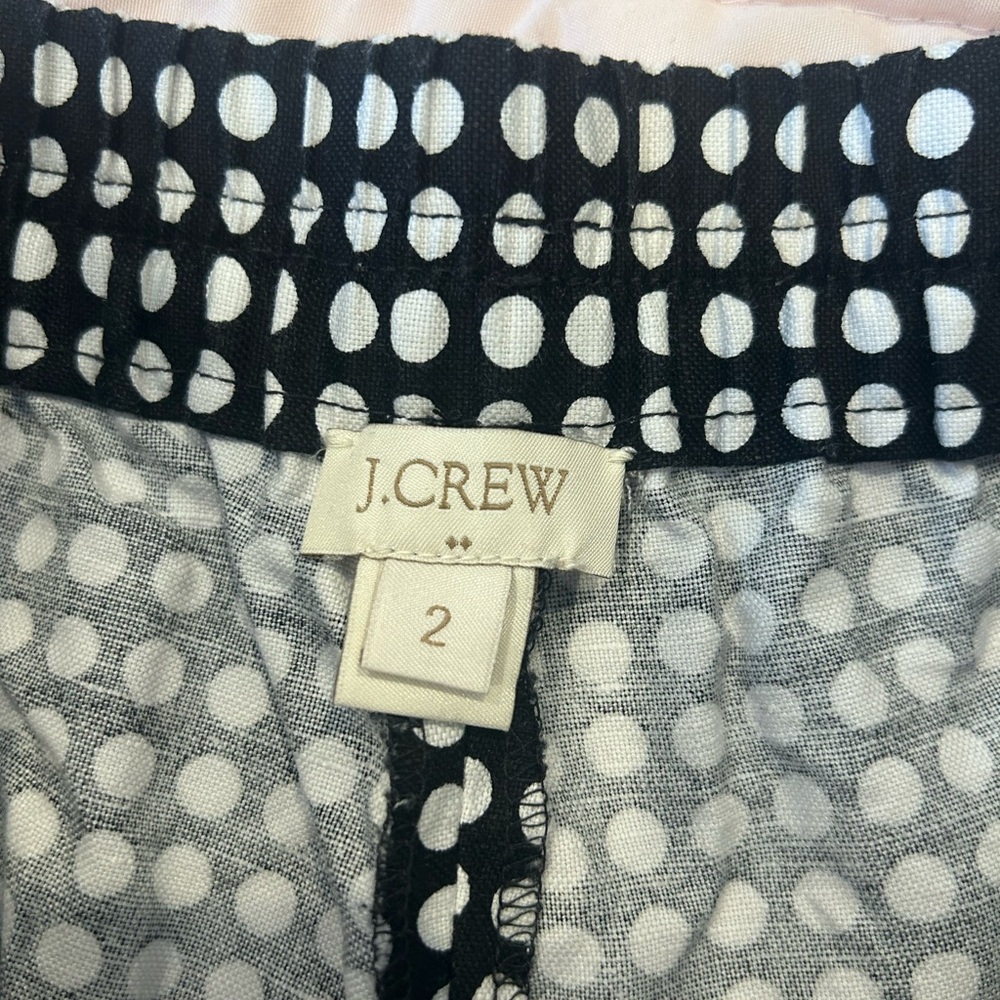 J.Crew Polka Dot Classic Pull On Shorts - Picture 3 of 5